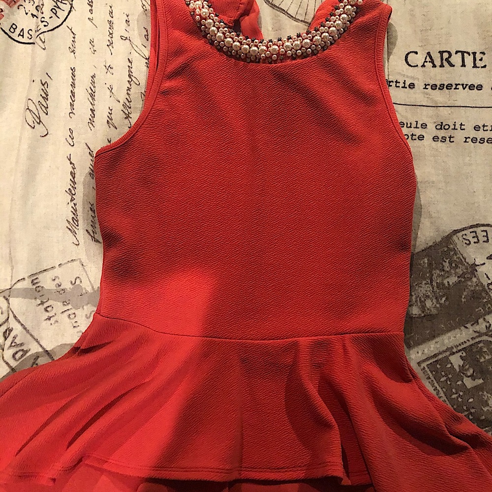 Pink salmon color blouse